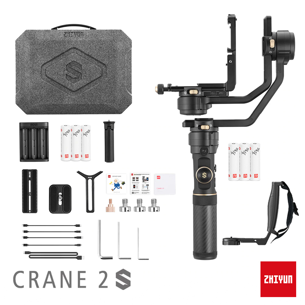 ZHIYUN】智雲CRANE 2S 三軸穩定器套裝公司貨| 楔石攝影怪兵器